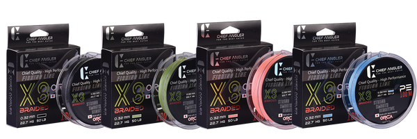 X8 Braided Line Chief Angler