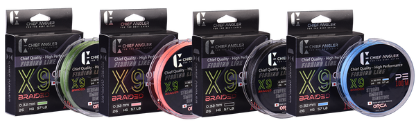 X9 Braided Line Chief Angler