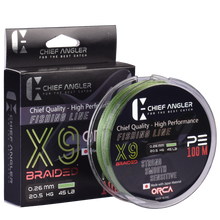 Chief Angler x9 Fishing Line Braided Lines Chief Angler