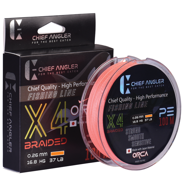 Chief Angler x4 Fishing Line Braided Lines Chief Angler