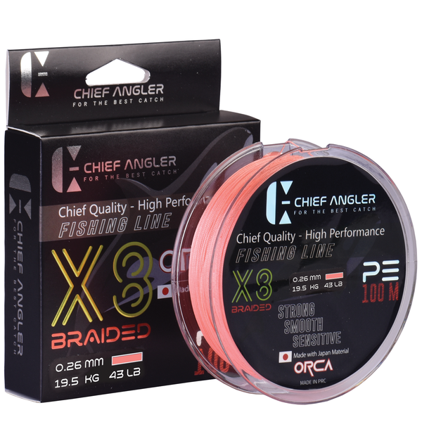 Chief Angler x8 Fishing Line Braided Lines