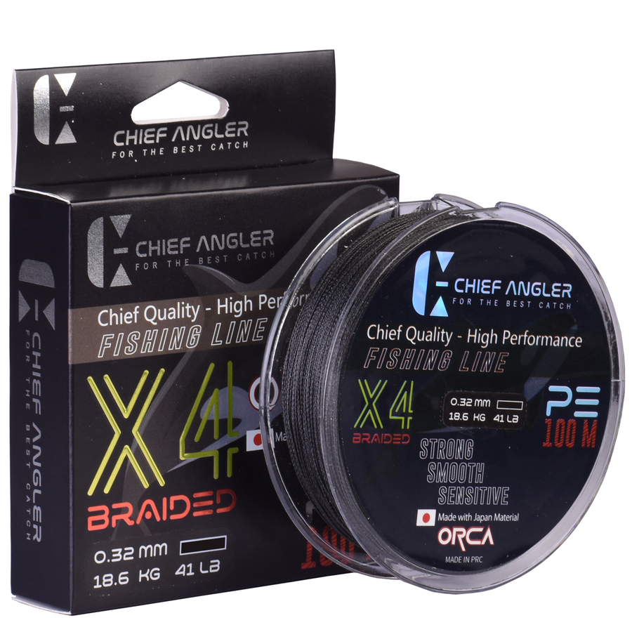 Chief Angler x4 Fishing Line Braided Lines Chief Angler