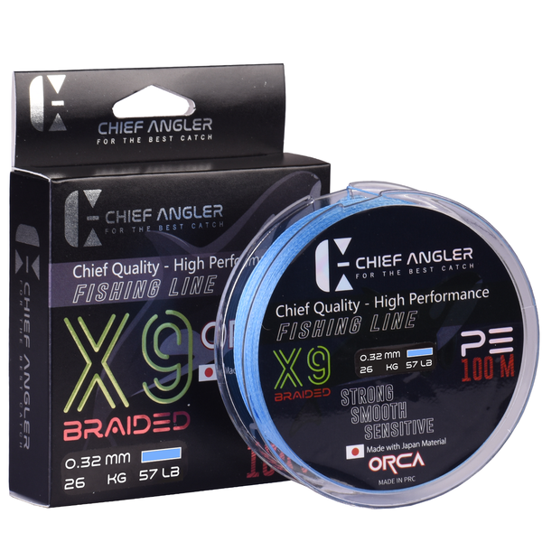 Chief Angler x9 Fishing Line Braided Lines