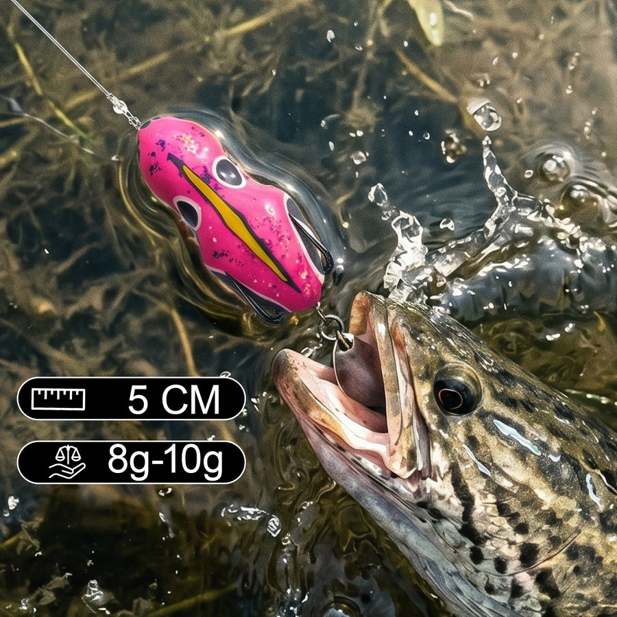 Chief Angler Magister Handmade Frog Lure 5cm 8–10g – Weedless Topwater Snakehead Bait