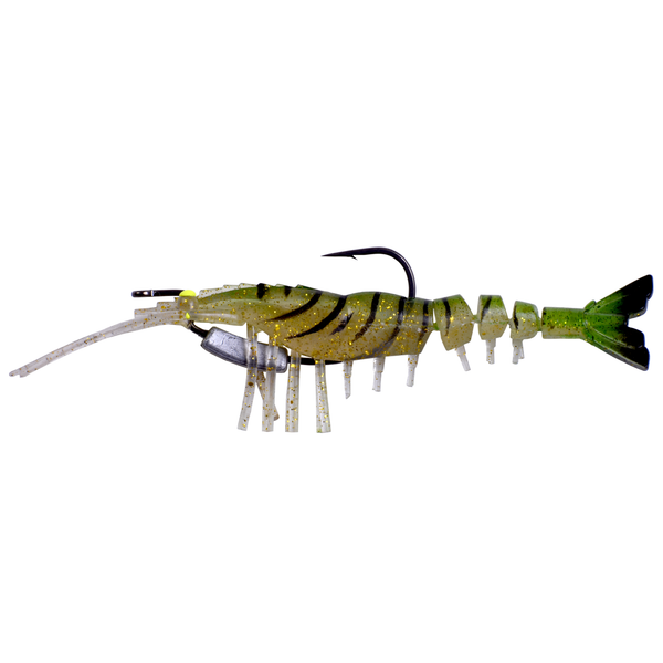Chief Angler Shrimp Lures Soft Fishing bait Live Chemmeen Size 13.5cm Weight 14.4g