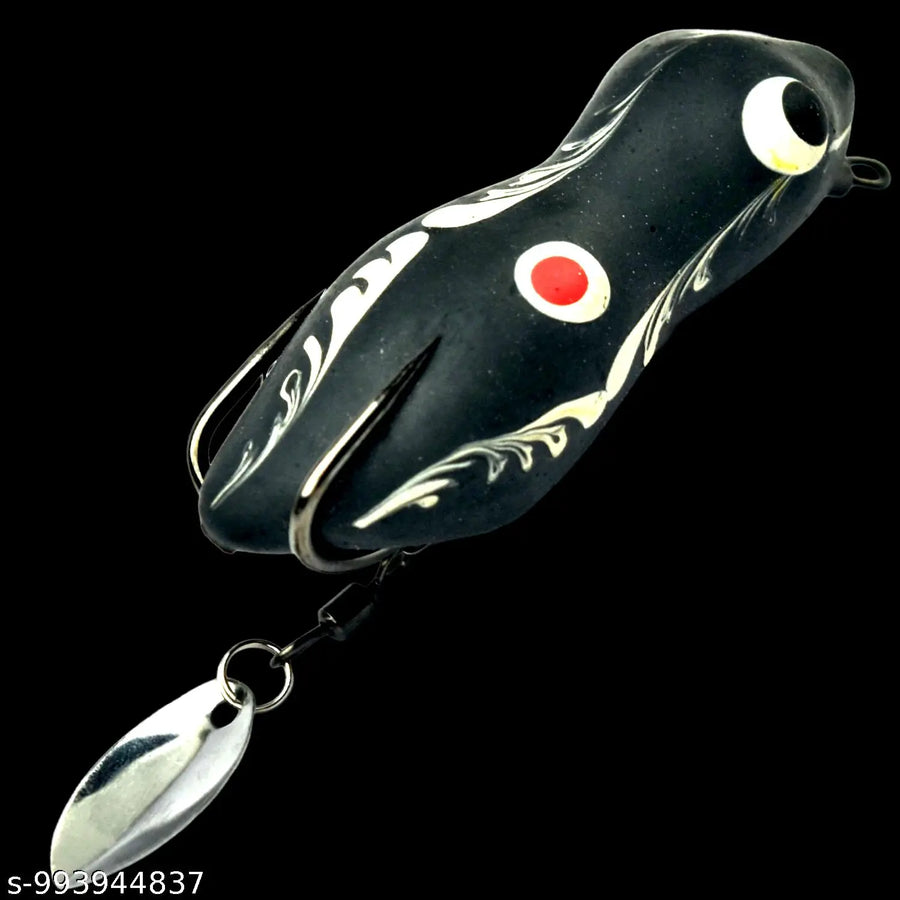 Chief Angler Regent Hand-Made Green Frog L ure 6CM 8g–10G Weedless Topwater Bait for Snakehead & Murrel - Realistic Soft-Body Floating Natural Rubber Fishing L ure