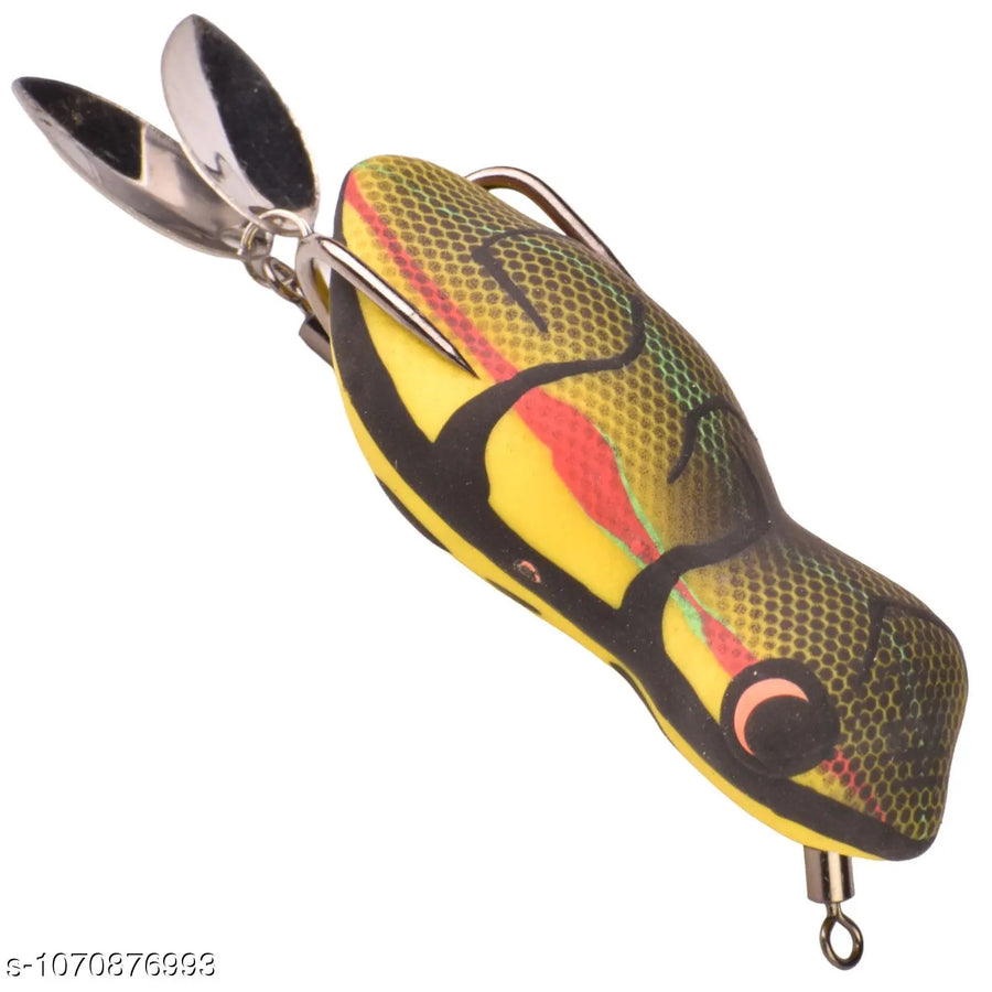 Chief Angler Regent Hand-Made Red Frog L ure 6CM 11G–13G Weedless Topwater Bait for Snakehead & Murrel - Realistic Soft-Body Floating Natural Rubber Fishing L ure