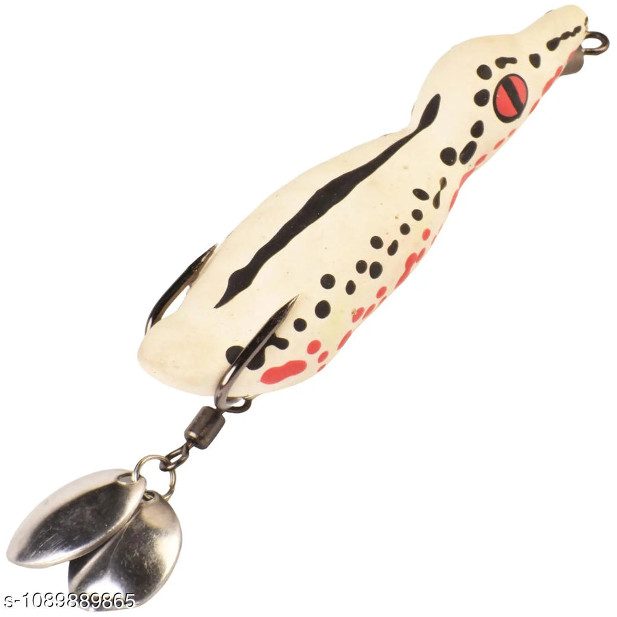 Chief Angler Rex Hand-Made Red Frog L ure 7CM 9G–11G Weedless Topwater Bait for Snakehead & Murrel - Realistic Soft-Body Floating Natural Rubber Fishing L ure