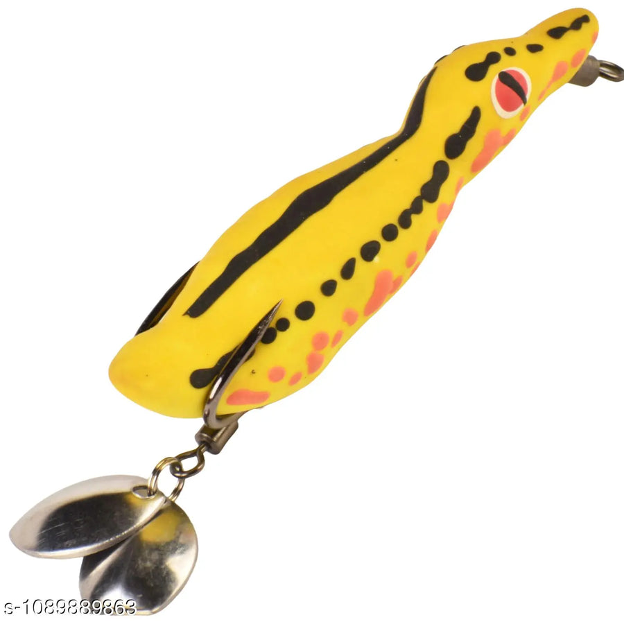 Chief Angler Rex Hand-Made Red Frog L ure 7CM 9G–11G Weedless Topwater Bait for Snakehead & Murrel - Realistic Soft-Body Floating Natural Rubber Fishing L ure