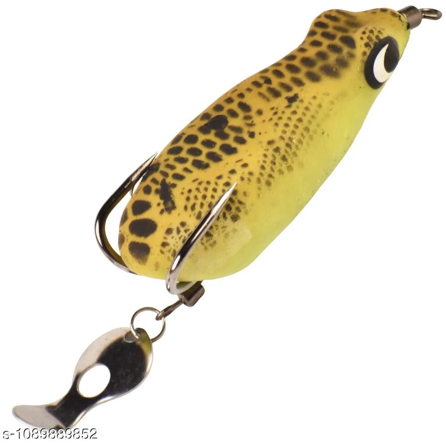 Chief Angler Majesty Hand-Made Red Frog L ure 6CM 11G–13G Weedless Topwater Bait for Snakehead & Murrel - Realistic Soft-Body Floating Natural Rubber Fishing L ure