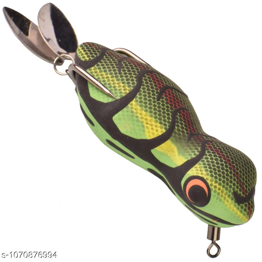 Chief Angler Regent Hand-Made Red Frog L ure 6CM 11G–13G Weedless Topwater Bait for Snakehead & Murrel - Realistic Soft-Body Floating Natural Rubber Fishing L ure