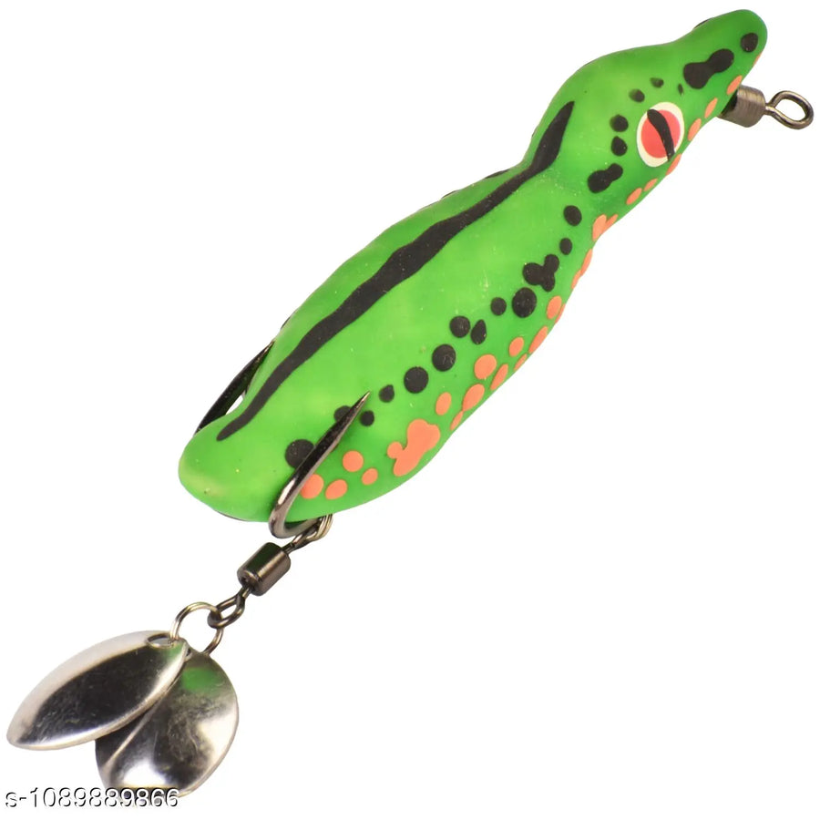 Chief Angler Rex Hand-Made Red Frog L ure 7CM 9G–11G Weedless Topwater Bait for Snakehead & Murrel - Realistic Soft-Body Floating Natural Rubber Fishing L ure