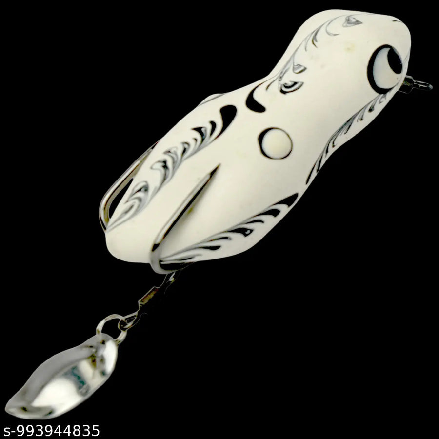 Chief Angler Regent Hand-Made Green Frog L ure 6CM 8g–10G Weedless Topwater Bait for Snakehead & Murrel - Realistic Soft-Body Floating Natural Rubber Fishing L ure