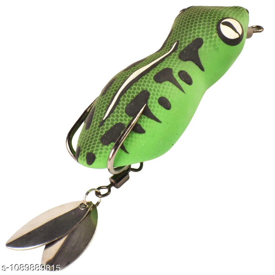 Chief Angler Regent Bleed Hand-Made Red Frog L ure 6.5CM 11G–13G Weedless Topwater Bait for Snakehead & Murrel - Realistic Soft-Body Floating Natural Rubber Fishing L ure