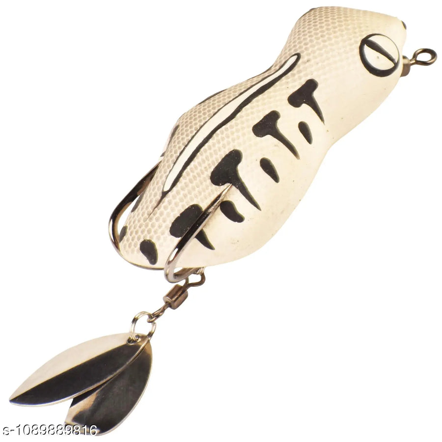 Chief Angler Regent Bleed Hand-Made Red Frog L ure 6.5CM 11G–13G Weedless Topwater Bait for Snakehead & Murrel - Realistic Soft-Body Floating Natural Rubber Fishing L ure