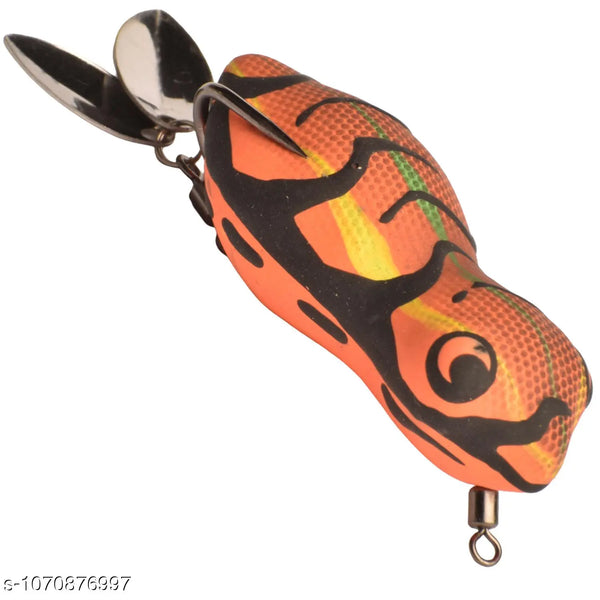 Chief Angler Regent Hand-Made Red Frog L ure 6CM 11G–13G Weedless Topwater Bait for Snakehead & Murrel - Realistic Soft-Body Floating Natural Rubber Fishing L ure