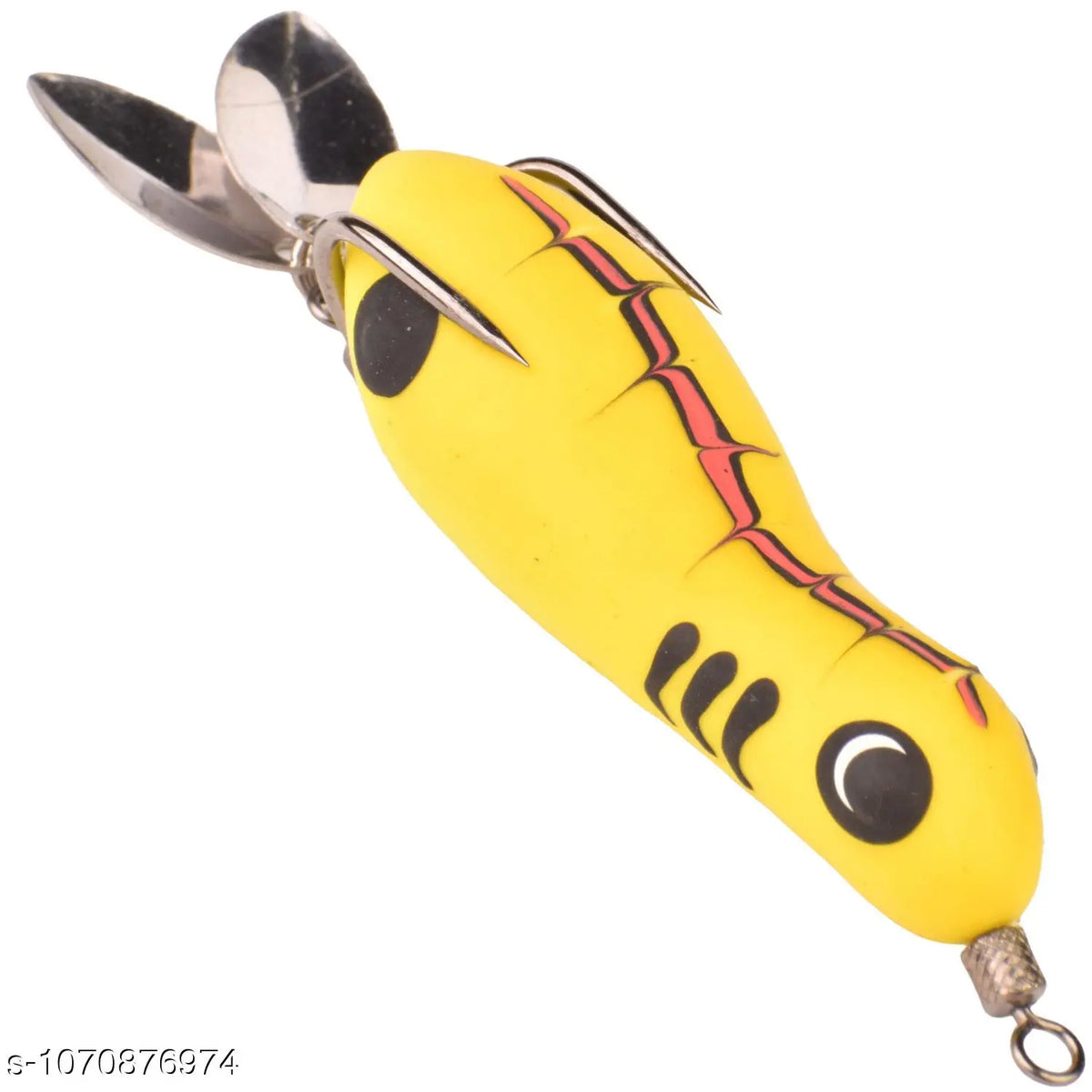 Chief Angler Peak Hand-Made Green Frog L ure 6CM 9G–11G Weedless Topwater Bait for Snakehead & Murrel - Realistic Soft-Body Floating Natural Rubber Fishing L ure