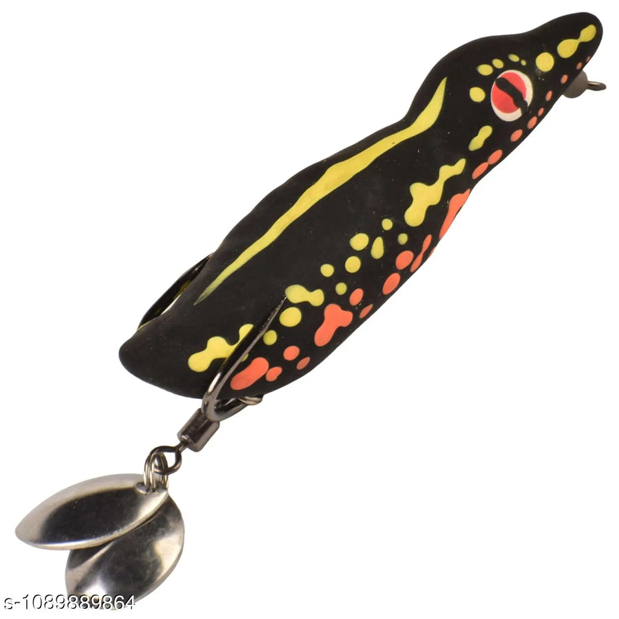 Chief Angler Rex Hand-Made Red Frog L ure 7CM 9G–11G Weedless Topwater Bait for Snakehead & Murrel - Realistic Soft-Body Floating Natural Rubber Fishing L ure
