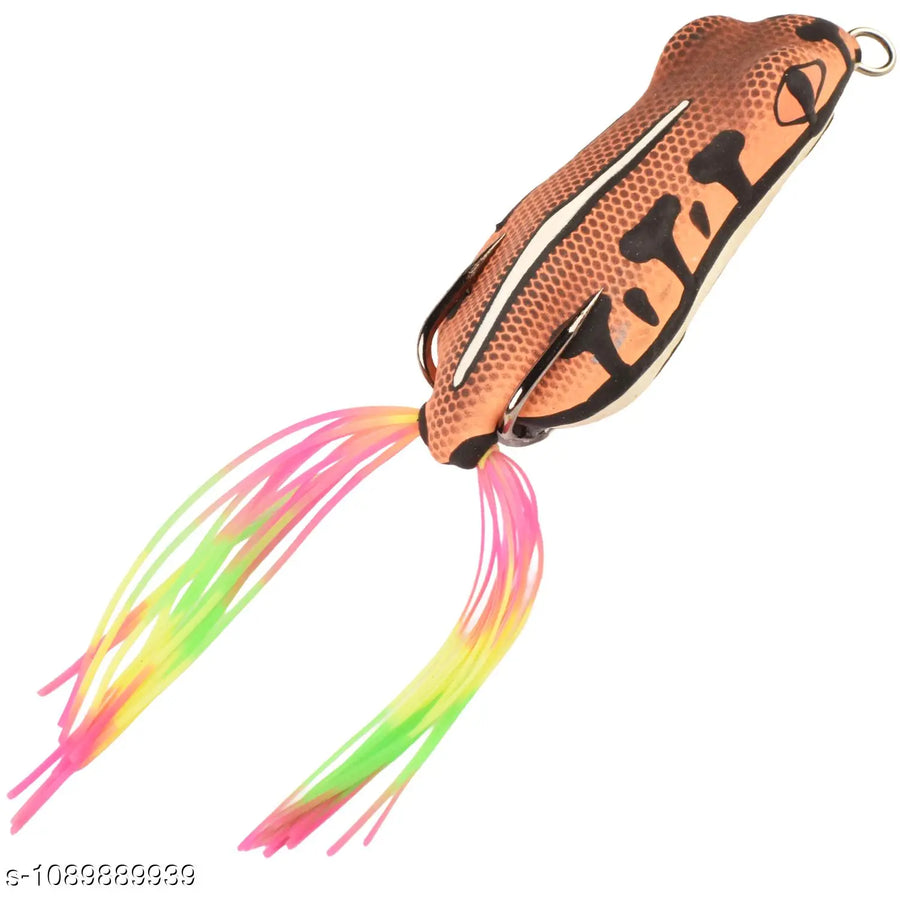 Chief Angler Master Hand-Made Red Frog L ure 6CM 8G–10G Weedless Topwater Bait for Snakehead & Murrel - Realistic Soft-Body Floating Natural Rubber Fishing L ure