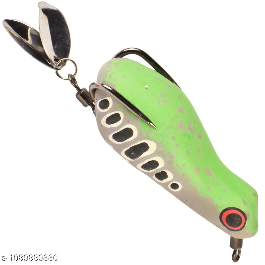 Chief Angler korol Hand-Made Red Frog L ure 6CM 9G–11G Weedless Topwater Bait for Snakehead & Murrel - Realistic Soft-Body Floating Natural Rubber Fishing L ure