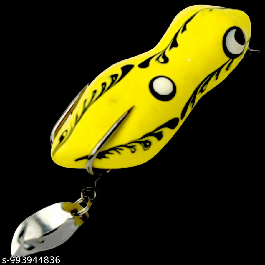 Chief Angler Regent Hand-Made Green Frog L ure 6CM 8g–10G Weedless Topwater Bait for Snakehead & Murrel - Realistic Soft-Body Floating Natural Rubber Fishing L ure